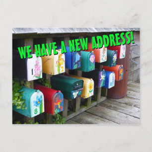 New Change Of Address Postcard