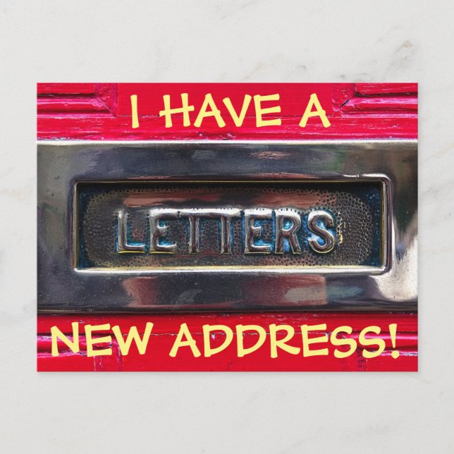 New Change Of Address Postcard (Front)
