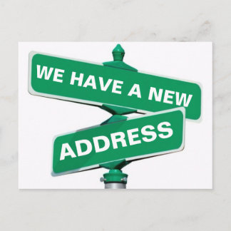 New Change Of Address Postcard