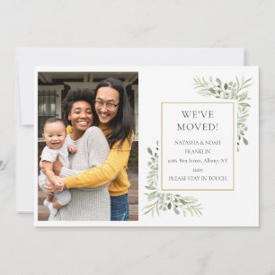 New Change Of Address We've Moved Photo Announcement
