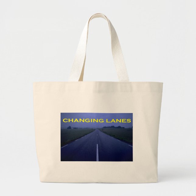 New Changing Lanes Logo Large Tote Bag (Front)