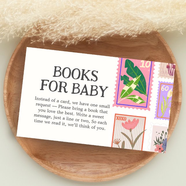 New Chapter Baby Shower Books for Baby Enclosure Card (A New Chapter Begins Baby Shower Books for Baby)