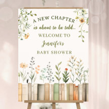 New Chapter Baby Shower Books Wildflower Welcome
