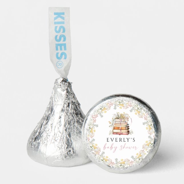 New Chapter Baby Shower Hershey Kisses Favor Book (Front)