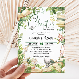 New Chapter Baby Shower Invitation