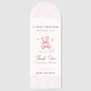 New Chapter Baby Shower teddy bear Bookmarks