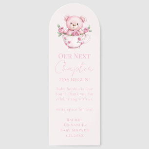 New Chapter Baby Shower teddy bear Bookmarks