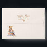 New Chapter Baby Shower Teddy Storybook  Envelope<br><div class="desc">Baby shower book themed envelope.</div>