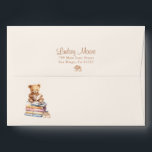 New Chapter Baby Shower Teddy Storybook  Envelope<br><div class="desc">Baby shower book themed envelope.</div>