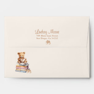 New Chapter Baby Shower Teddy Storybook  Envelope