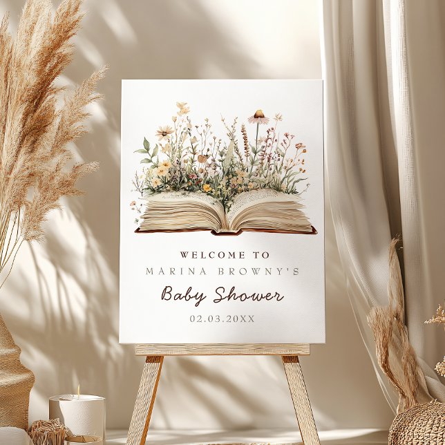 New Chapter Begins Baby Shower Welcome Sign (Creator Uploaded)