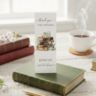 New Chapter Begins Book Bridal Shower Bookmarks