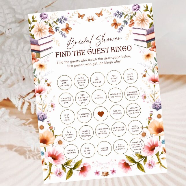 New Chapter Begins Bridal Shower Bingo Game (Creator Uploaded)