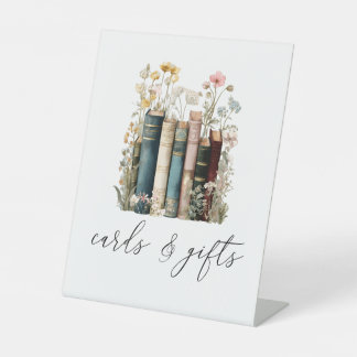 New Chapter Begins Cards & Gifts Pedestal Sign