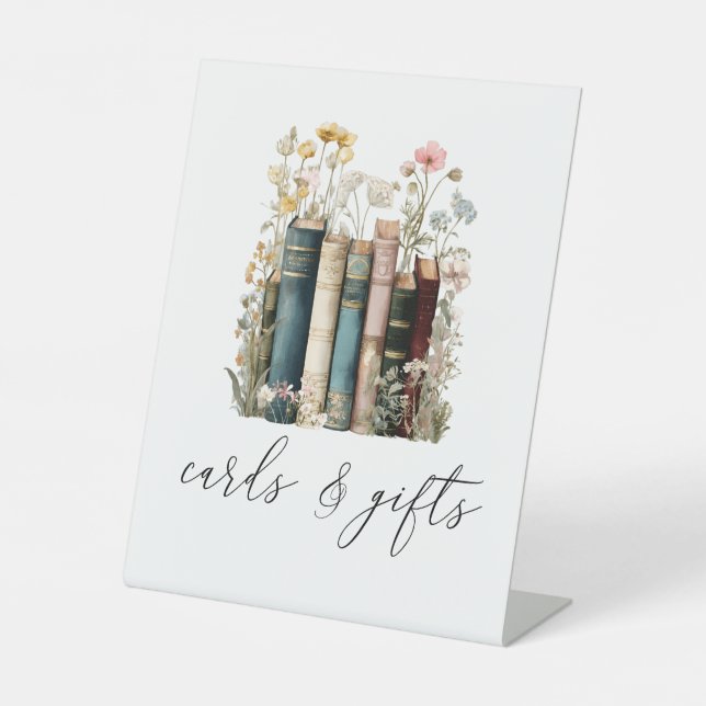 New Chapter Begins Cards & Gifts Pedestal Sign (Front)