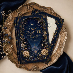 New Chapter begins Fantasy Enchanted bridal shower Invitation