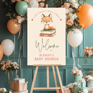 New Chapter Begins Storybook Arch Baby Shower Foam Board
