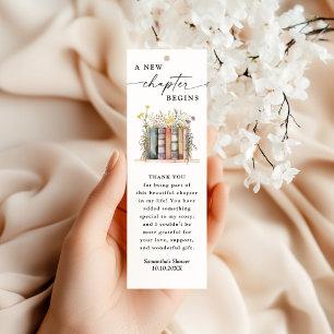 New Chapter Begins, Storybook Baby Shower Bookmarks