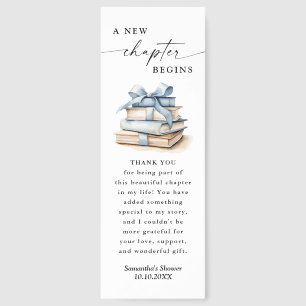 New Chapter Begins, Storybook Baby Shower Bookmarks
