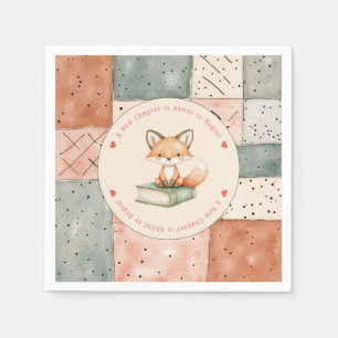 New Chapter Begins Storybook Baby Shower Napkins