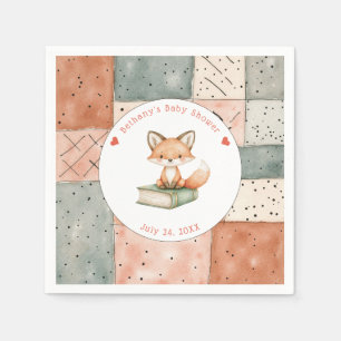 New Chapter Begins Storybook Baby Shower Napkins