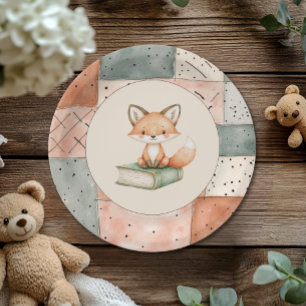 New Chapter Begins Storybook Baby Shower Paper Plates