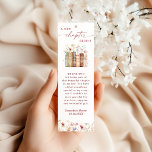 New Chapter Begins, Storybook Bridal Shower Bookmarks<br><div class="desc">New Chapter Begins,  Storybook Bridal Shower Bookmarks
This lovely bookmark bridal shower favor features hand-painted watercolor books and wildflowers and modern typography. A perfect way to invite your loved ones to your special day! Easily edit most wording to match your event! Text colors are fully editable!</div>