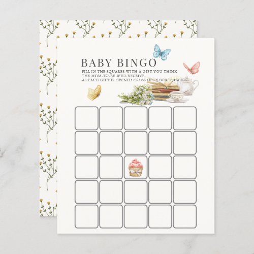 New Chapter Book Baby Shower Bingo Game