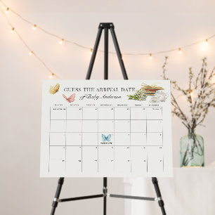 New Chapter Book Guess the Due Date Calendar Foam Board