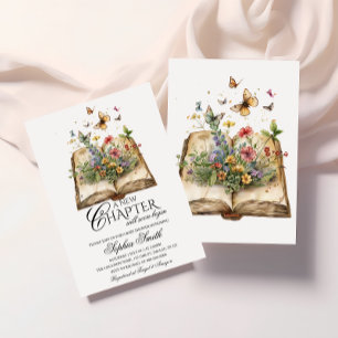 New Chapter Book Theme Baby Shower Invitation