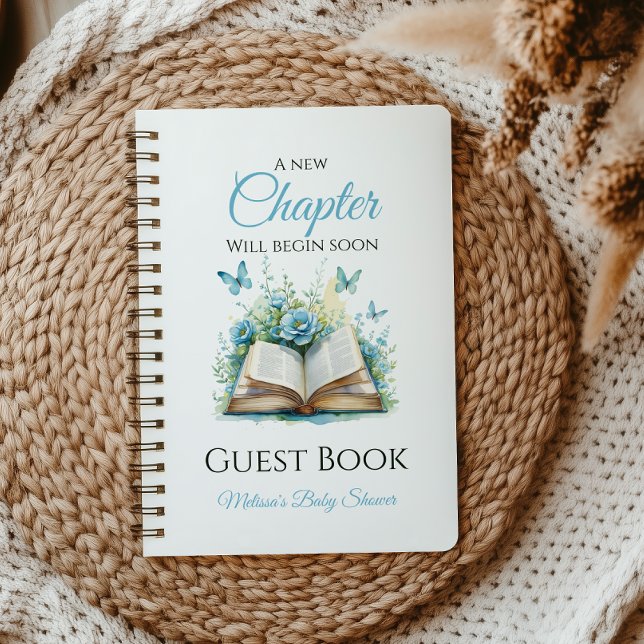 New Chapter Boy Brunch Book Baby Shower Guest Book (Creator Uploaded)