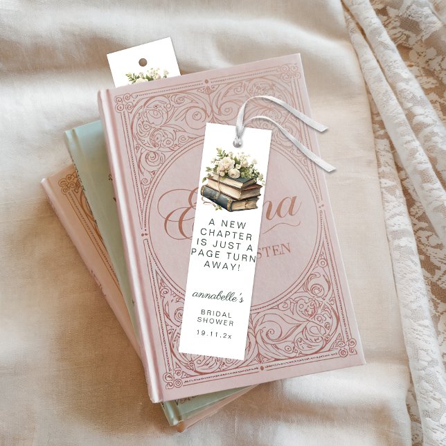 New Chapter Bridal Shower Bookmark (Creator Uploaded)