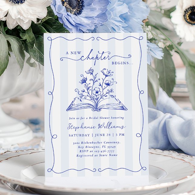 New Chapter Bridal Shower Invitation (Creator Uploaded)