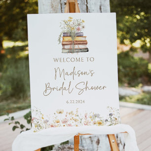 New Chapter Bridal Shower Welcome Sign Template