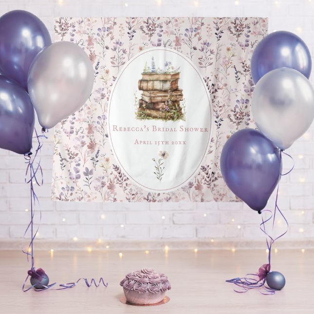 New chapter bridal shower wildflower backdrop (Creator Uploaded)