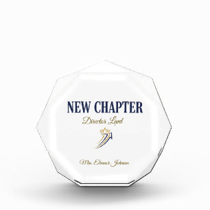 New Chapter Director Level Personalized Acrylic Award