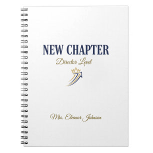 New Chapter Director Level Personalized Notebook
