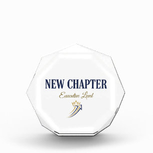 New Chapter Executive Level Acrylic Award