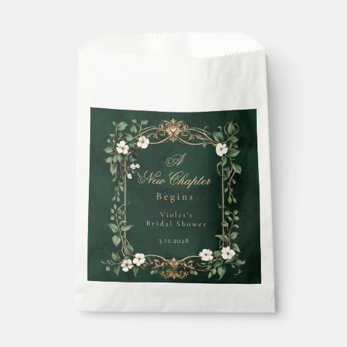 New Chapter Fantasy Book Lovers Bridal Shower Favor Bag