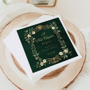 New Chapter Fantasy Book Lovers Bridal Shower Napkins
