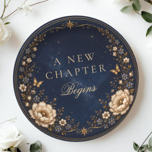 New Chapter Fantasy Book Story Bridal Shower Paper Plates