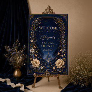 New Chapter Fantasy Enchanted bridal Welcome Foam Board