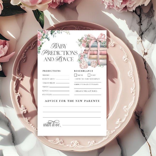 New Chapter Floral Bow Prediction for Baby Card (Creator Uploaded)