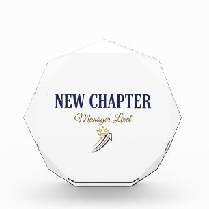 New Chapter Manager Level Acrylic Award