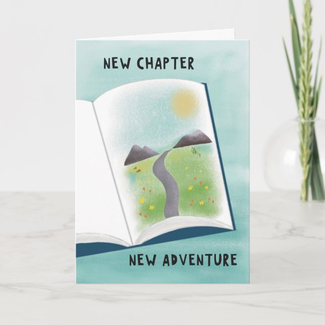New Chapter New Adventure Card (Front)