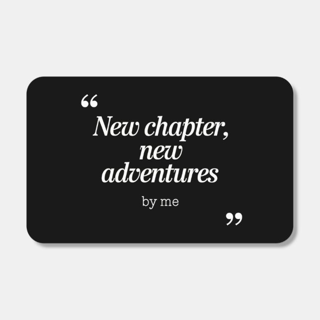 New Chapter, New Adventures Design by Me Matchboxes (Front)