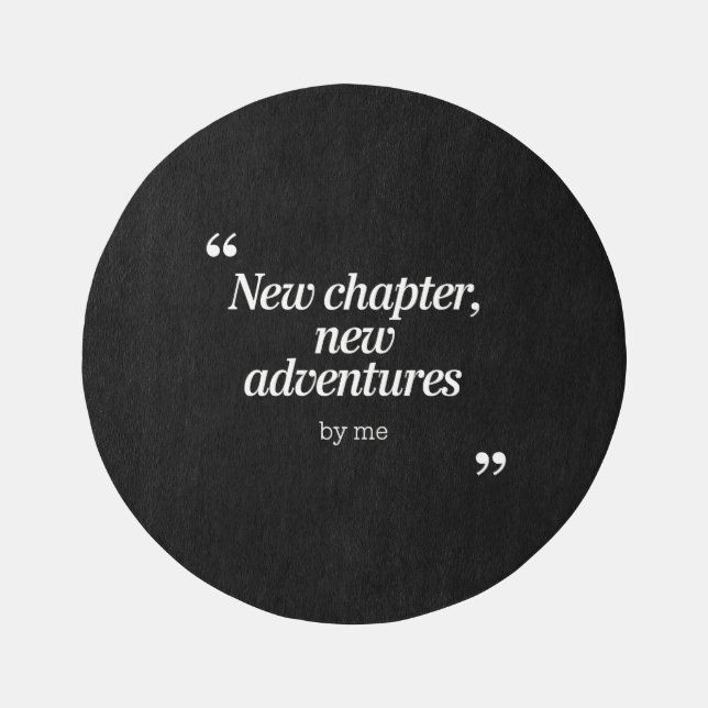 New Chapter, New Adventures Design by Me Outdoor Rug (Front)