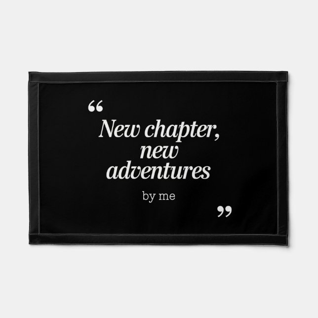 New Chapter, New Adventures Design by Me Pennant (Front)