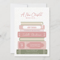 New Chapter Stacked Books Storybook Baby Shower