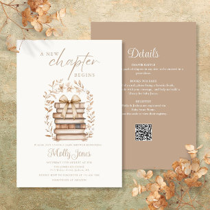 New Chapter Storybook Baby Shower All In One Invitation